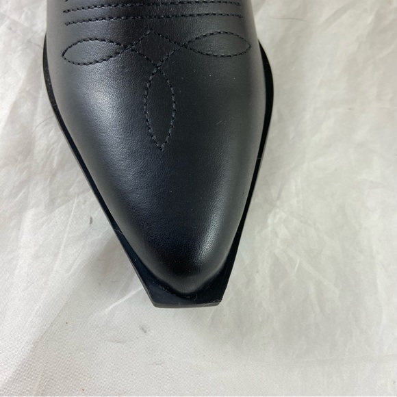 Steve Madden Ladies Black Leather Western Boots Size 10 Style # 20LB03S1 NWT - Picture 9 of 16